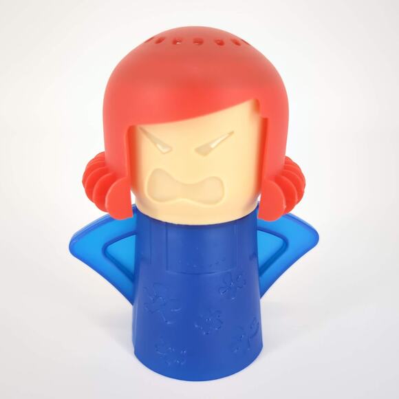 Angry Mama Microwave Oven Steam Cleaner Disinfects With Vinegar & Water - GUC - Picture 11 of 15